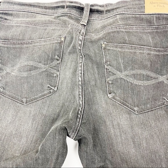 ABERCROMBIE | Gray Stretch Denim SZ 8 - Picture 4 of 7